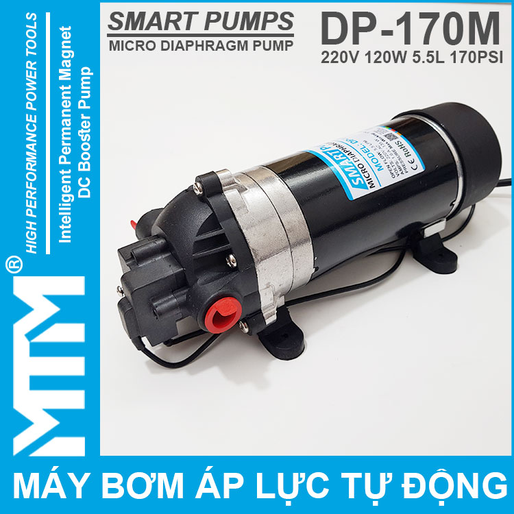 May Bom Ap Luc Mini Smartpumps 220V 120W 170M Cao Cap May Bom Ap Luc Mini Smartpumps 220V 120W 170M Cao Cap