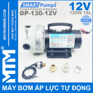 May Bom Ap Luc Tu Dong 12V 130W 15L Smartpumps Chinh Hang