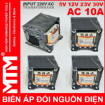 Gia Ban Bien The Bien Ap Tang Pho Doi Dien AC 220V Ra 5V 12V 23V 30V 10A Minh Quang