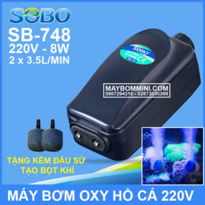 May Tao Oxy Ho Ca Be Ca 220v SB 748 SOBO