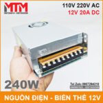 Nguon Dein Bien The Doi Dien 220v Ra 12v DC 20A