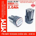 Pin May Khoan 16v8 2ah 4cell Lishen Khe B