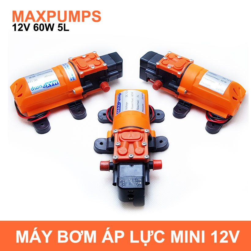 May Bom Mini Ap Luc 12v 60w Lazada Maxpumps