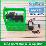 May Bom Mini Ap Luc 12v 80W Ac Quy 8Ah