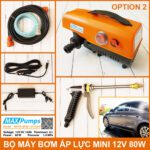 Bo Rua Xe Ap Luc Mini 12v 80w 10ah OPTION 2