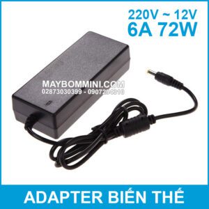 Adapter 12v 6a 72w Chinh Hang