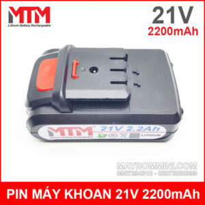 Pin May Khoan Ban Vit Cam Tay 21V 2200mah Gia Re