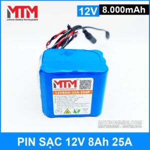 Ban Pin Sac 12v 8000mah 25A 3S4P