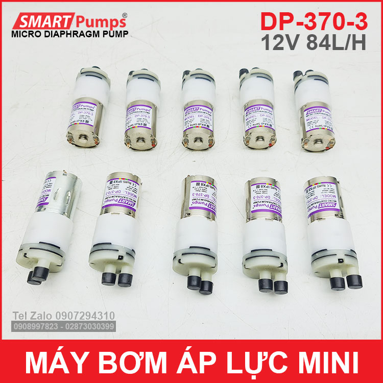 May Bom Mini Ap Luc 12v DP 370 3