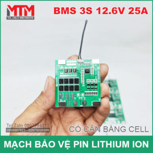 Mach Bao Ve Va Can Bang Pin 3s 18650