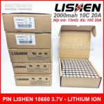 Phan Phoi Pin Lishen Xam 18650 LR18650LA