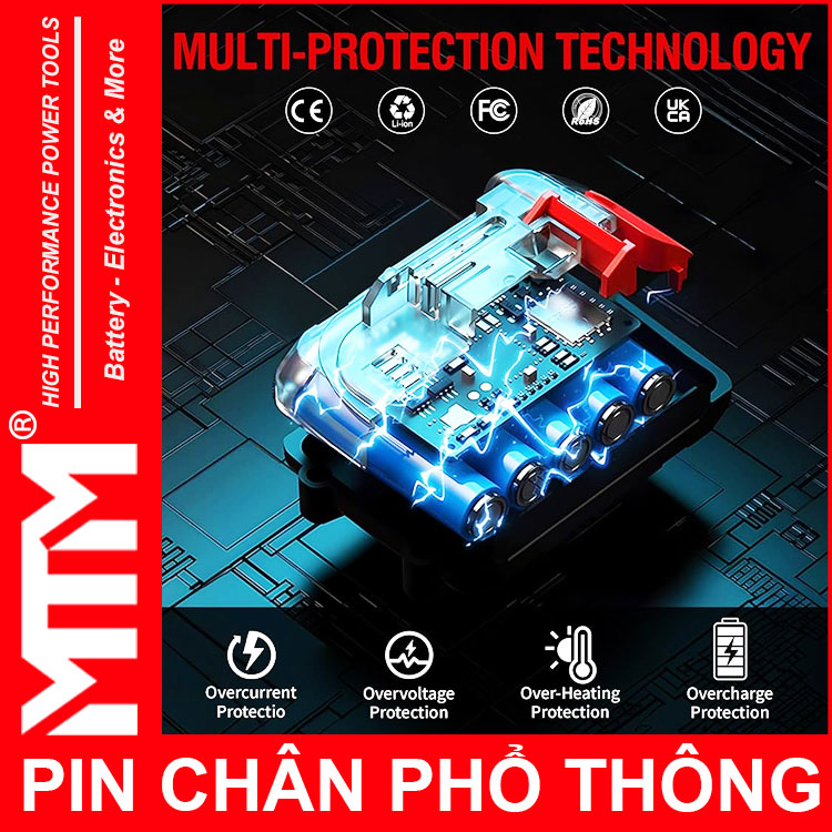 Mach BMS Pin Chan Pho Thong Makita Dekton M21 Hukan H21 18V 21V Mach BMS Pin Chan Pho Thong Makita Dekton M21 Hukan H21 18V 21V