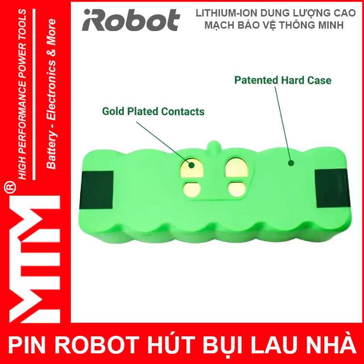 Chat Lieu Pin Robot Hut Bui Lau Nha Irobot Roomba Chinh Hang