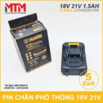 Gia Pin May Khoan Hukan Chan Pho Thong 21V 5cell 1500mAh 5C