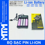USB SAC PIN 18650 KHAY 4 CELL