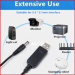 Su Dung Day Doi Nguon USB To DC