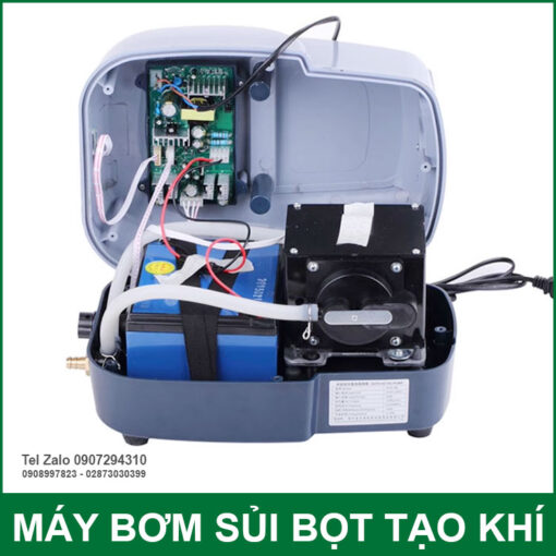 Ban May Bom Sui Bot Khi Ho Ca 220V 20W 30L Auto AC DC Resun