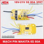 Gia Mach Bao Ve Pin Makita 5S 80A Vang Cao Cap