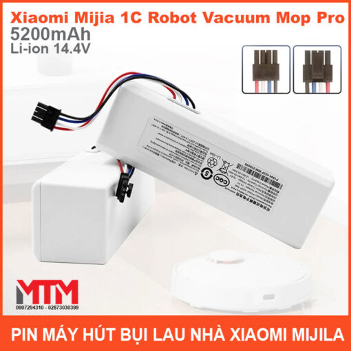 Pin May Hut Bui Xiaomi Mijia 1C Battery STYTJ01ZHM Robot Vacuum Cleaner
