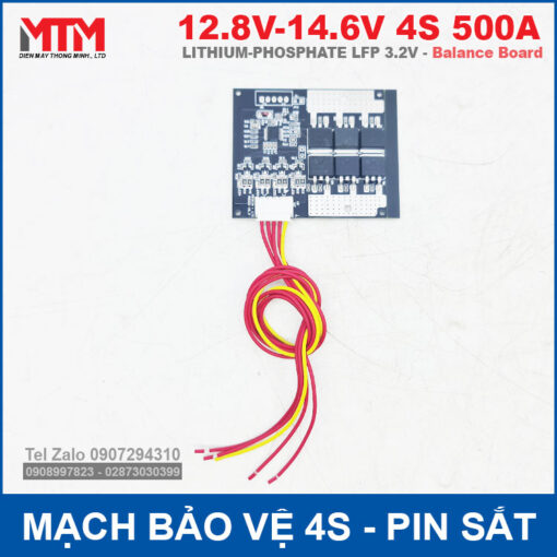 Mach Bao Ve Pin Sat 4S 500A 12V8 Can Bang