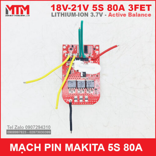 Ban Mach Bao Ve Pin Makita 5S 80A Can Bang Chu Dong
