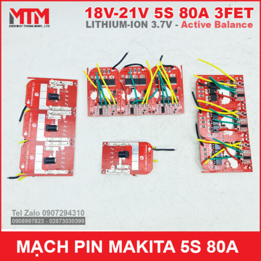 Chuyen Ban Mach Bao Ve Pin Makita 5S 80A Can Bang Chu Dong