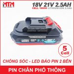 Dia Chi Ban Pin May Khoan Chan Pho Thong Makita 18v 21V 5cell 2500mah Chong Soc