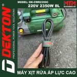 May Rua Xe Ap Luc Cao 220V 2350W 8L Dekton DK CWR2350C Day Nguon
