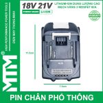 Kich Thuoc Pin Makita Chan Pho Thong Cell EVE 2500