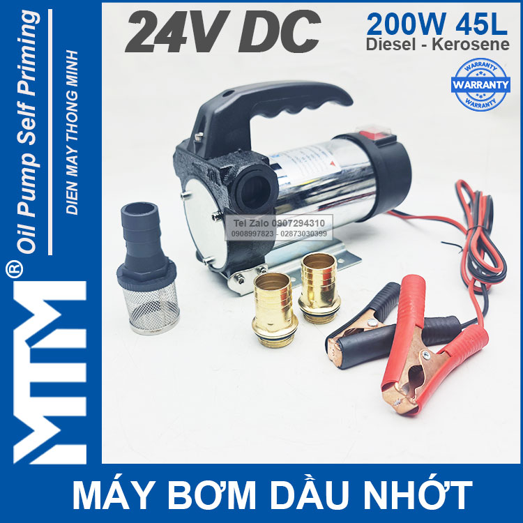 May Bom Dau Nhot 24V 200W 45L Oring MTM May Bom Dau Nhot 24V 200W 45L Oring MTM
