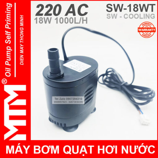 May bom quat hoi nuoc 220V 18W 1000L SW COOLING