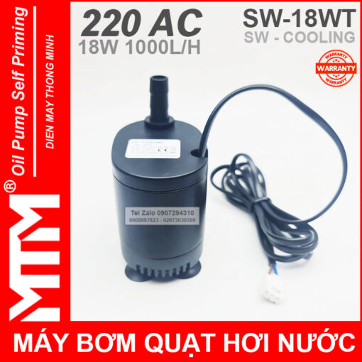 May bom quat hoi nuoc 220V 18W 1000L SW COOLING chinh hang