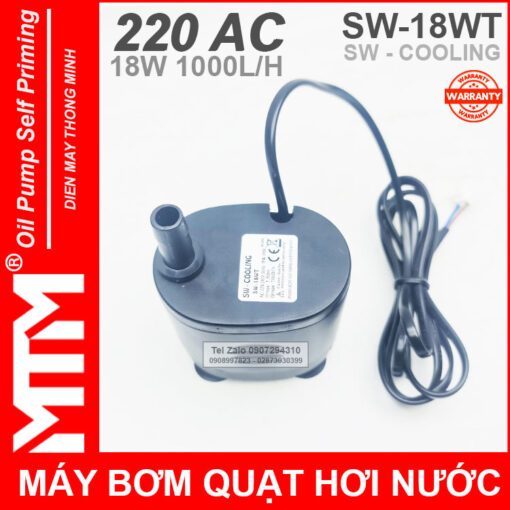 May bom quat hoi nuoc 220V 18W 1000L SW COOLING gia re