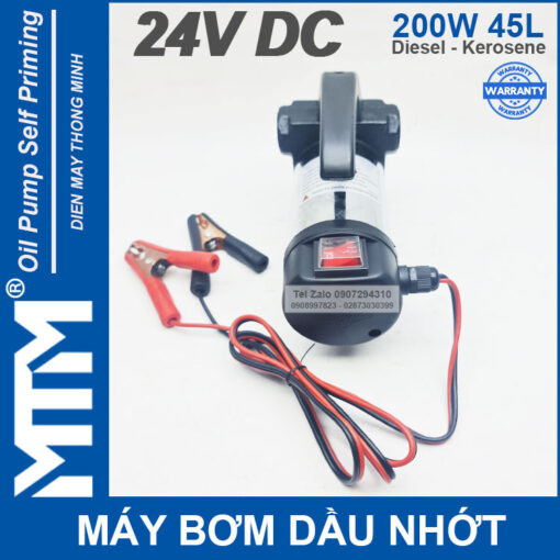 cho ban may bom dau nhot 24V 200W 45L Oring MTM 1