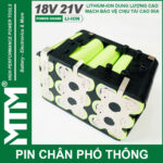 Khoi Cell Pin Makita Chong Soc 15 Cell 7500mah 80A Den Bao Pin 2 Ben Cell 2500mah