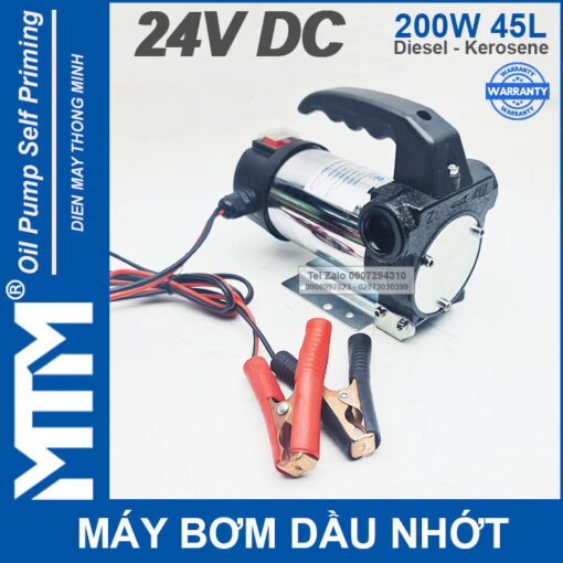 phan phoi may bom dau nhot 24V 200W 45L Oring MTM 1