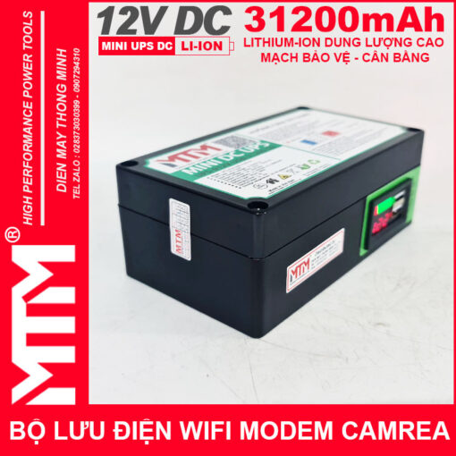 Bo nguon du phong wifi modem camera 12V 5A 31200mah chinh hang