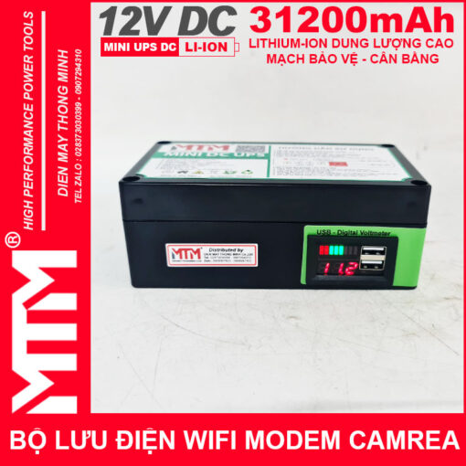 Bo nguon du phong wifi modem camera 12V USB