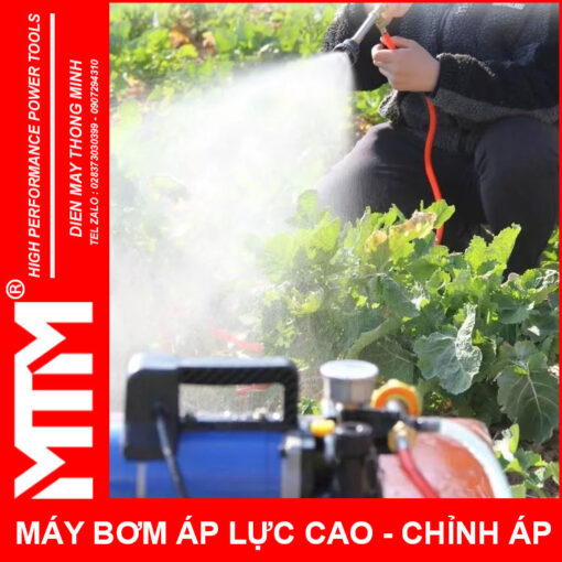 su dung may bom ap luc cao 12V 200W 16l Smartpumps WZ 200 co chinhh ap