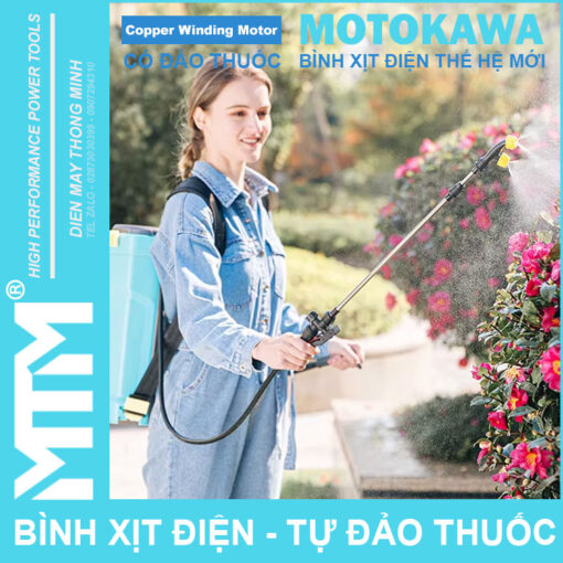 Binh phun xit dien the he moi dao thuoc Motokawa 12L 16L 20L 1