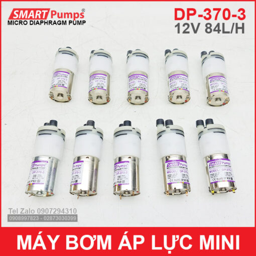 May bom ap luc mini 12V 84L Smartpumps DP 370 3