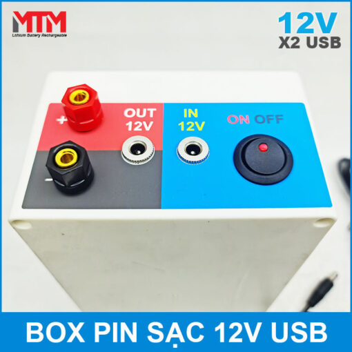 cong ket noi box pin du phong 12v 5v usb