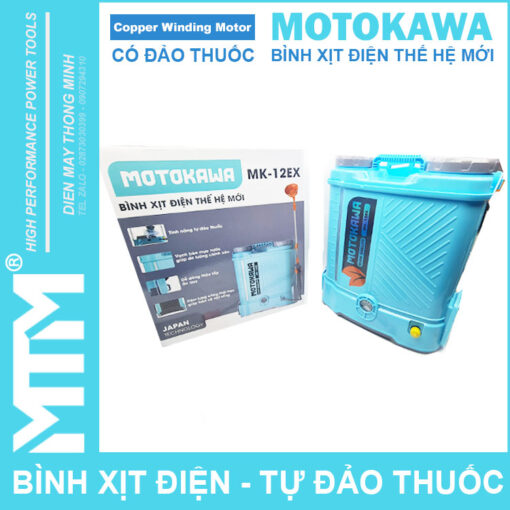 gia ban binh phun xit dien the he moi dao thuoc Motokawa 12L 8Ah MK 12EX 1