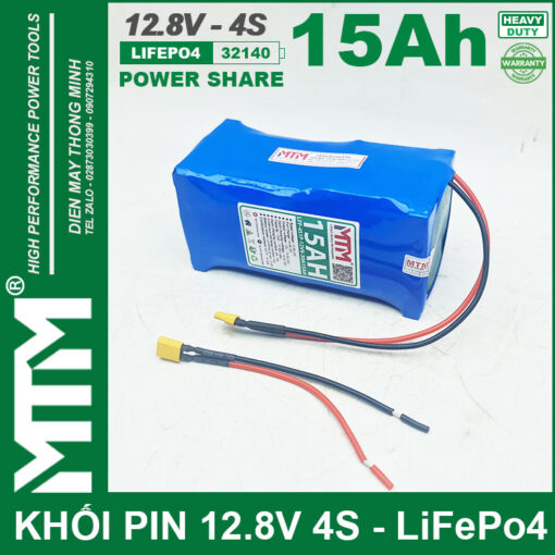 gia ban khoi pin 12v8 15Ah 30A 4S Mtm cell 32140