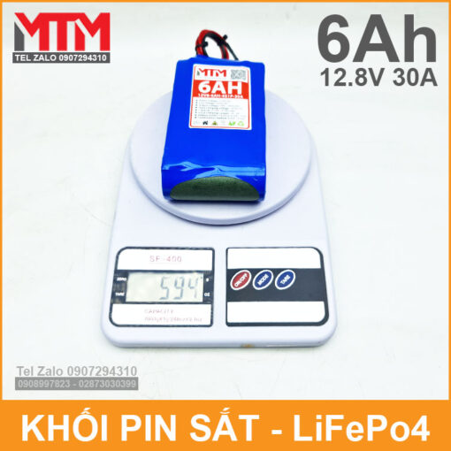 khoi luong pin sat 4s 6000mah