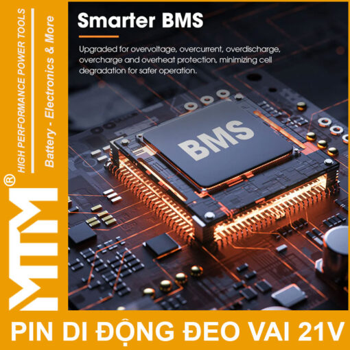 BMS pin di dong deo vai 21V 20Ah 5C 50 cell Hukan HM G2 BCN50205 Gen 2 1