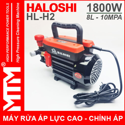 May rua xe gia dinh mini ap luc cao 220 Haloshi HL H2 loi dong chinh ap