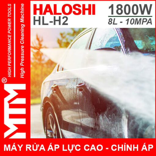 May rua xe gia dinh mini ap luc cao 220V 1800W chinh ap