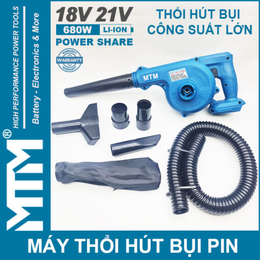 May thoi bui pin makita chan pho thong 21V 680W 13000rm MTM 1