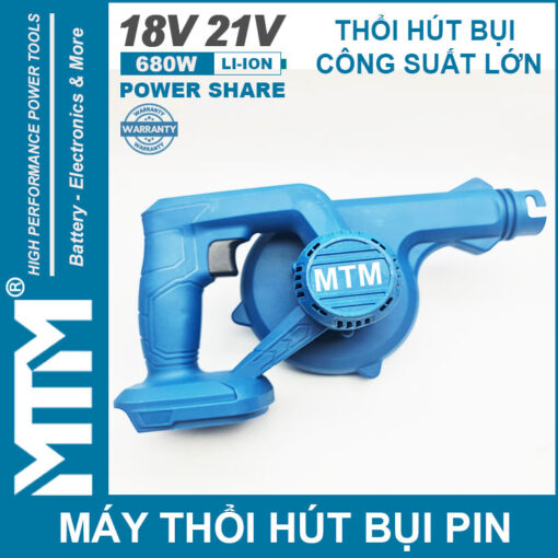 May thoi bui pin makita chan pho thong 21V 680W 13000rm MTM chinh hang